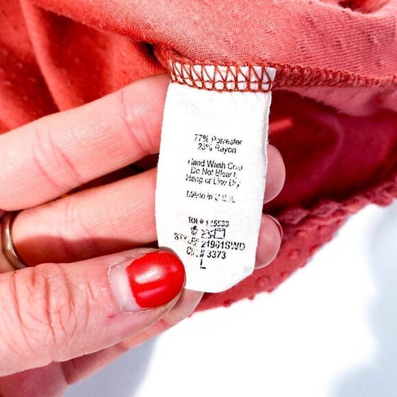 Anthropologie W5 dot textured halter top tank - Picture 3 of 9